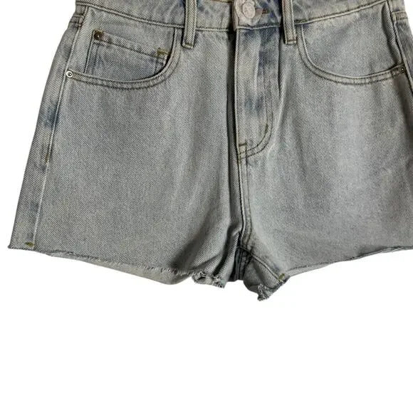 WeWoreWhat Denim High Rise Cut Off Blue Jean Shorts Size 25